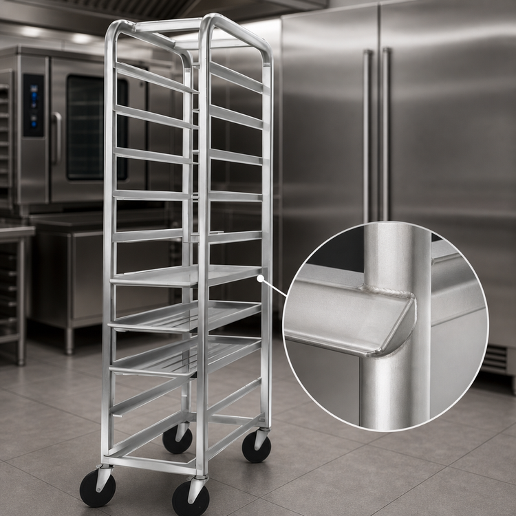 Product image #3 for Channel 519SP6 Stainless Steel End-Load Platter Rack, 9-Platter Capacity