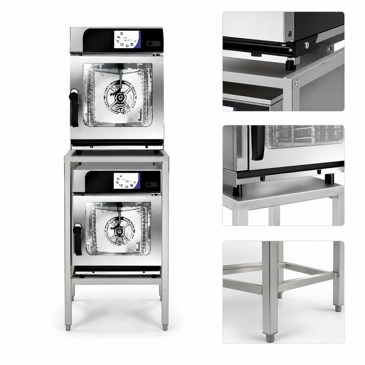 Product image #3 for Convotherm Stacking Stand for (2) 6.10 MINI Ovens, Open Base