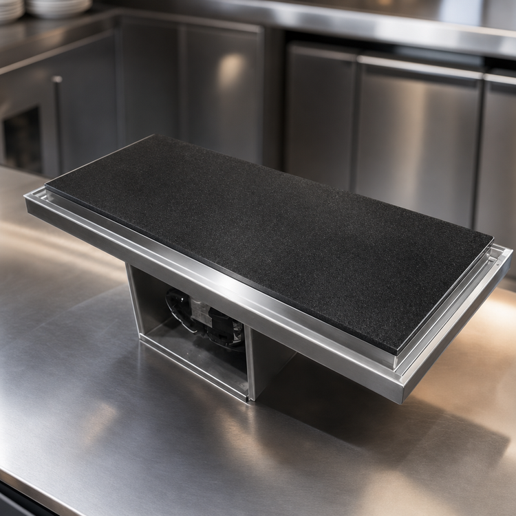 Product image #3 for Delfield N8259GP 59-Inch Drop-In Self-Contained Granite Frost Top, R290, 1/3 HP