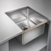 Thumbnail image #3 for John Boos Weld-In Undermount 1-Compartment Stainless Steel Sink, 14 x 16 x 14 Inch Bowl