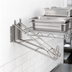 Thumbnail image #3 for Eagle Group Stationary Wire Wall-Mount Shelf Bracket for 24-Inch Deep Shelves, Mid Unit, Stainless Steel