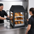 Thumbnail image #3 for Hatco MDW-2X 15.75-Inch Wide Pass-Through Countertop Mini Display Warmer with 2 Doors and 3 Adjustable Shelves