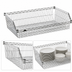 Thumbnail image #4 for Metro Super Erecta 60 x 24-Inch Hopper Style Chrome Plated Basket Shelf