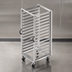 Thumbnail image #3 for American Panel APR13-26 304 Stainless Steel Mobile Pan Rack for 26 Full-Size Steam Table Pans or 13 Sheet Pans