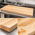 Thumbnail image #3 for John Boos Boos Block 72-Inch x 30-Inch Edge Grain Northern Hard Rock Maple Kitchen Countertop, 3-Inch Thick, Varnique Finish