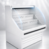 Thumbnail image #3 for Howard-McCray 35E Series Curved Glass Remote Open Merchandiser, 75-Inch W x 44-Inch H, LED Top, White