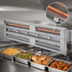 Thumbnail image #3 for Hatco Glo-Ray 24-Inch Lighted Infrared Food Warmer Strip Heat Lamp, Single Heater Rod, 620W, 120V