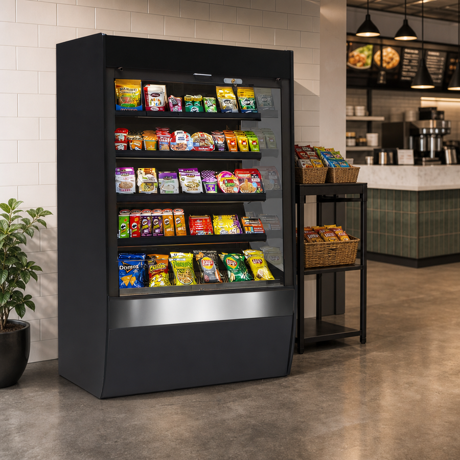 Square-End Self-Serve Design