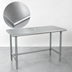 Thumbnail image #3 for Advance Tabco Special Value Series 84 Inch x 30 Inch Flat Top Stainless Steel Work Table with Open Base