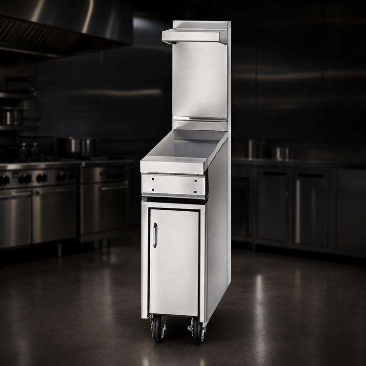 Product image #3 for Titan JTPR-36-SD 36-Inch Spreader Cabinet with Insulated Double Wall Doors