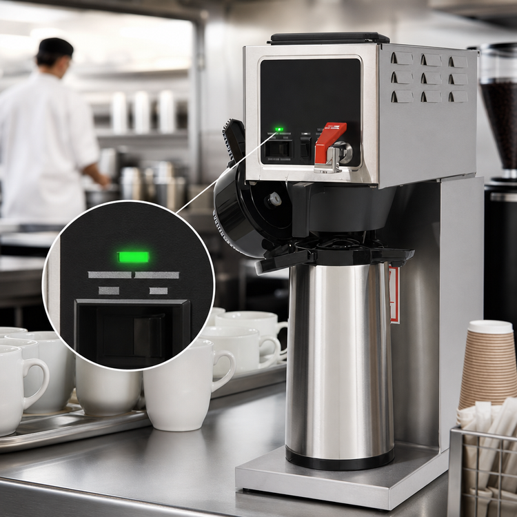Product image #3 for Bloomfield Integrity Automatic Fill Single Airpot Coffee Brewer with Hot Water Faucet, 120V