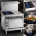 Thumbnail image #3 for Imperial Spec Series 36-Inch Heavy-Duty Gas Range with 3 Open Burners, 3 Hot Tops, and Convection Oven