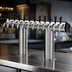 Thumbnail image #3 for Perlick 10-Faucet Glycol-Cooled Winged Bridge Countertop Draft Tower, Stainless Steel