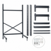 Thumbnail image #3 for Metro SmartLever Stationary Cantilevered Shelving Starter Base Kit for 36