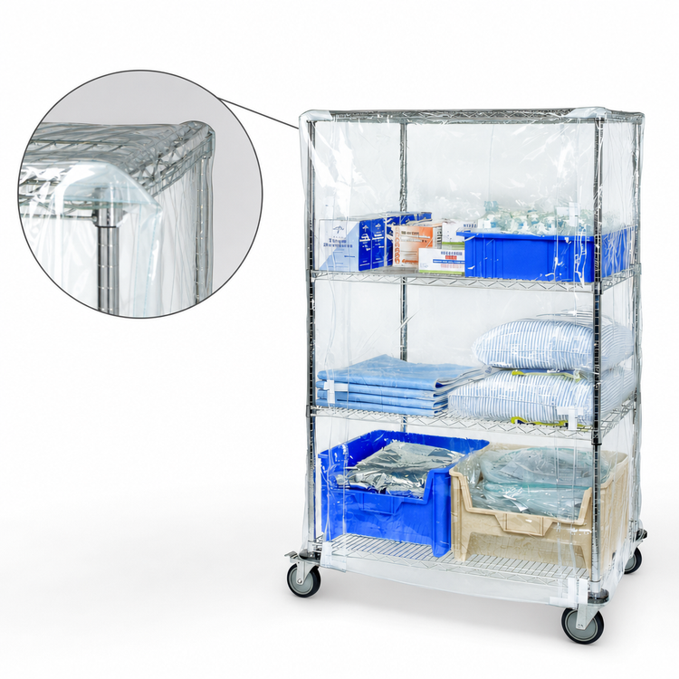 Product image #3 for Quantum 18 x 36 x 63 Inch Wire Cart Cover