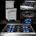 Thumbnail image #3 for Southbend S-Series 24-Inch Commercial Gas Range with 4 Open Burners and Cabinet Base