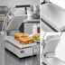 Thumbnail image #3 for Pro-Max 2.0 7.5-Inch Smooth Aluminum Countertop Sandwich Grill / Panini Press, 120V