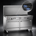 Thumbnail image #3 for Southbend Ultimate 60-Inch Gas Restaurant Range with 2 Star/Sauté Burners, 48-Inch Thermostatic Griddle, and 2 Convection Ovens
