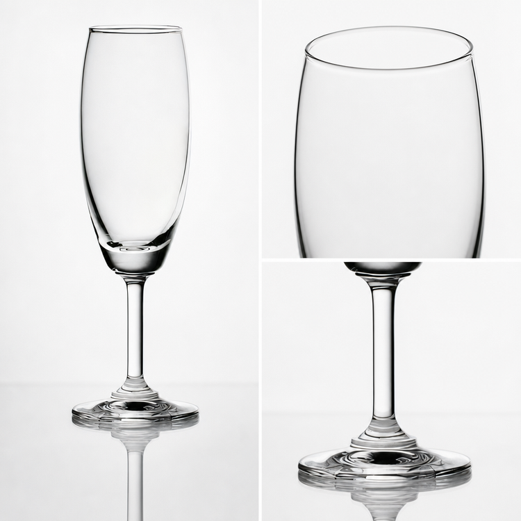 Product image #3 for Ocean Classic Stemmed Flute Champagne Glass, 6-1/2 oz., Clear