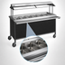 Thumbnail image #3 for Atlas Metal CARM-6 Mobile Cold Food Serving Counter with (6) Pan Capacity