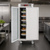 Thumbnail image #3 for Metro C5 6 Series Insulated Full-Height Mobile Pass-Thru Heated Holding Cabinet with Combination Glass and Solid Doors