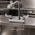Thumbnail image #3 for T&S Brass 8-Inch Center Deck-Mount Workboard Faucet with 5-1/2-Inch Swivel Gooseneck