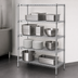 Thumbnail image #3 for Metro Super Erecta Brite Stationary Wire Shelving Starter Unit, 30-inch W x 18-inch D x 63-inch H, 4 Shelves