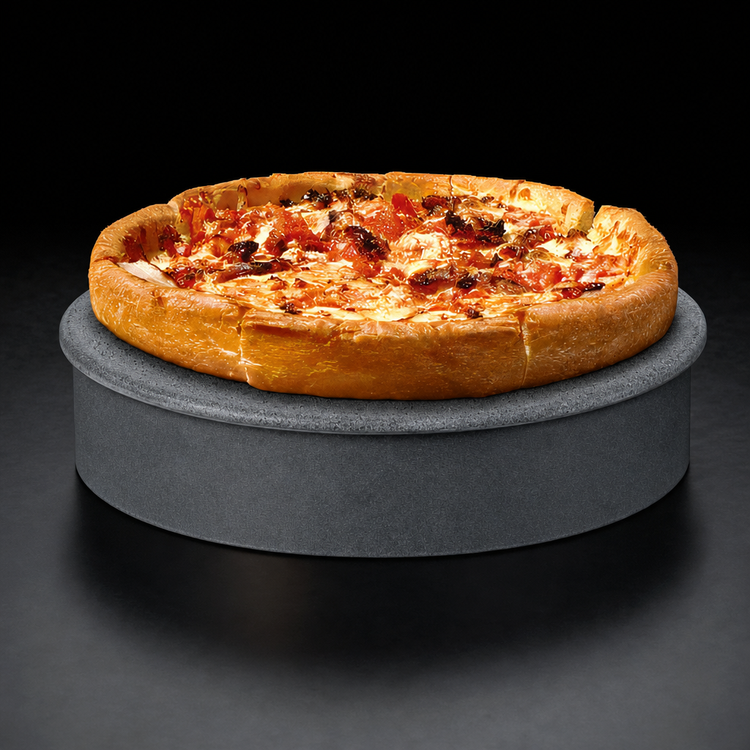 Product image #3 for Hatco Glo-Ray Round Simulated Stone Heated Warming Shelf, 20-Inch Diameter, Portable