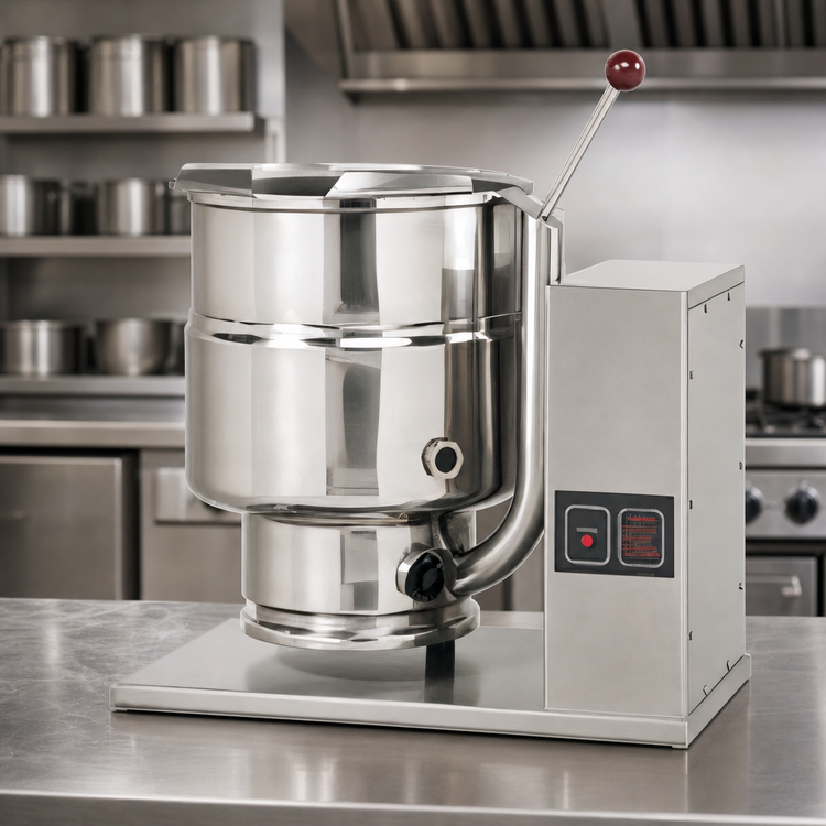 Product image #3 for Groen TDB-40C 40-Quart 2/3 Jacket Electric Tabletop Tilting Kettle
