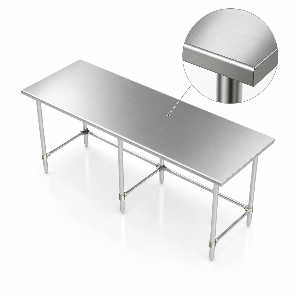 18/400 Stainless Steel Reinforced Top