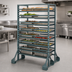 Thumbnail image #3 for Quantum Double-Sided Rail Rack with 16 Rails, 36 x 20 x 53 Inches, 1,500-Lb Capacity