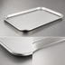 Thumbnail image #4 for Vollrath Satin-Finish Stainless Steel Oblong Serving and Display Tray, 15-1/8 x 10-1/2 x 5/8 Inches