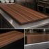 Thumbnail image #3 for Boos Block American Black Walnut Edge Grain Wood Kitchen Countertop, 132 x 48 x 1-3/4 Inch, Varnique Finish