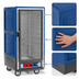 Thumbnail image #3 for Metro C5 3 Series 3/4 Height Low-Watt Heated Holding & Proofing Cabinet with Blue Insulation Armour, Clear Door, and Universal Wire Slides