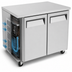 Thumbnail image #3 for Turbo Air J Series Two-Section Side-Mount Undercounter Refrigerator with Solid Doors, 9.93 Cu. Ft.