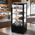 Thumbnail image #3 for Omcan 17-Inch Countertop Four-Sided Glass Refrigerated Display Case, 2-Door, 3.0 Cu. Ft.