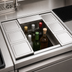 Thumbnail image #3 for Top Shelf 6-Bottle Underbar Bottle Well with 4-Piece Stainless Steel Sliding Cover Assembly