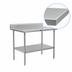 Thumbnail image #3 for John Boos Stallion 48-Inch x 30-Inch Stainless Steel Top Work Table with 5-Inch Backsplash and Adjustable Undershelf