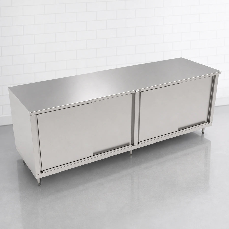 Flat Stainless Steel Work Surface
