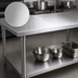 Thumbnail image #3 for John Boos Stallion 84-Inch x 36-Inch Stainless Steel Work Table with Adjustable Undershelf