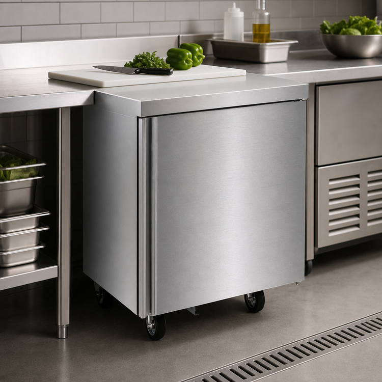 Product image #3 for Delfield 27-Inch One-Section Worktop/Undercounter Refrigerator with 1 Door