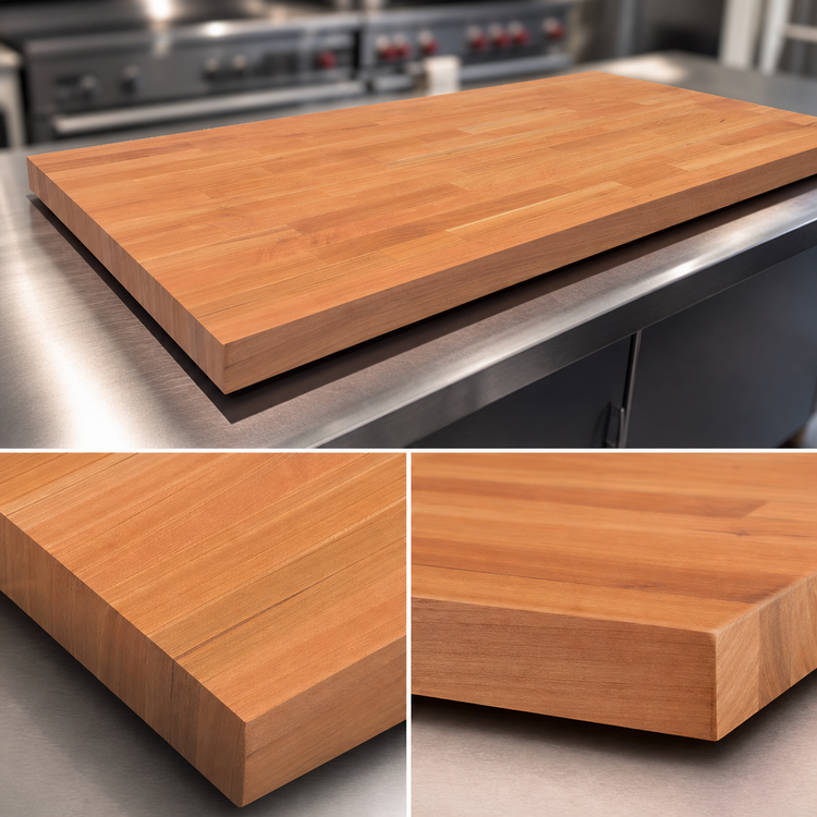 Product image #3 for Boos Block 96-Inch x 32-Inch Flat American Cherry Kitchen Countertop, 1-1/2-Inch Thick, Varnique Finish