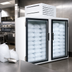 Thumbnail image #3 for Fogel Indoor Bagged Ice Merchandiser with 2 Glass Hinged Doors, 300-Bag Capacity, 96-Inch Wide