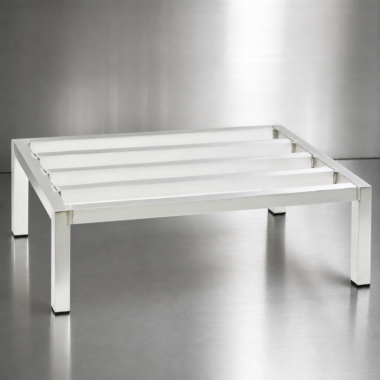 Product image #3 for New Age 60-Inch W x 20-Inch D x 12-Inch H All-Welded Aluminum Dunnage Rack, 1500 lb Capacity