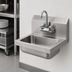 Thumbnail image #3 for Advance Tabco Special Value Wall-Mounted Hand Sink with Splash-Mounted Faucet, 14 x 10 x 5-Inch Bowl