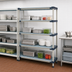 Thumbnail image #3 for MetroMax 4 4-Shelf All-Polymer Add-On Shelving Unit, 36 Inch W x 21 Inch D x 63 Inch H