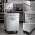 Thumbnail image #3 for Garland Master Series Heavy Duty Range-Match Gas Fryer, 35 lb. Capacity, 110,000 BTU