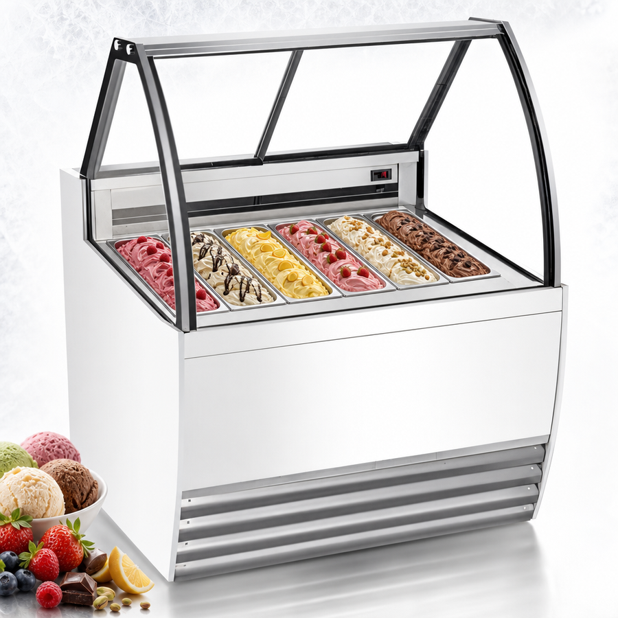 7-Pan Gelato Capacity