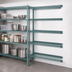 Thumbnail image #3 for EagleGard 5-Tier Add-On Wire Shelving Unit, 30W x 21D x 86H, Blue-Green Hybrid Epoxy
