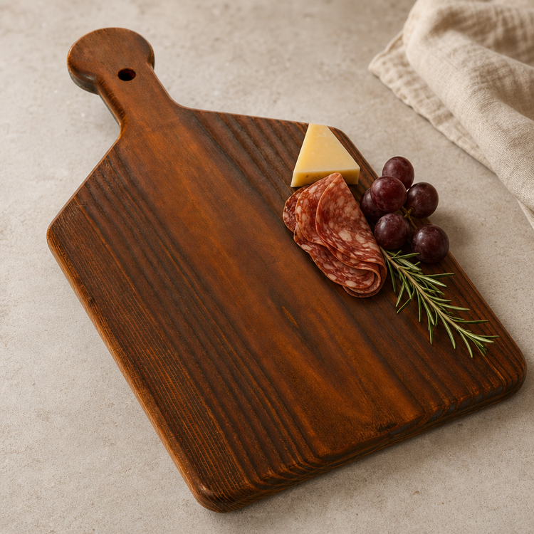 Product image #3 for American Metalcraft Ash Wood Rectangular Serving Peel with Handle